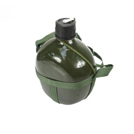 Veldfles 1.7 L groen aluminium