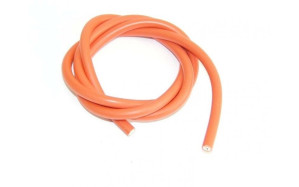 Bougiekabel Oranje 7mm 1 meter lang