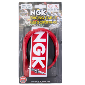 NGK Bougie dop NGK Racing Siliconen kabel CR4 rood. A-kwaliteit