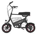 Windgoo F1 Hybrid e-bike 250w zwart met mand