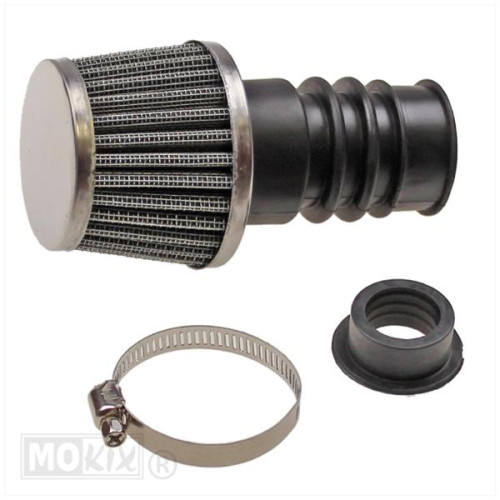 Powerfilter voor Tomos A35 voor 19mm carburateur.